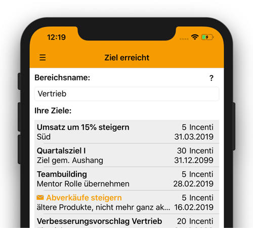 Zielvereinbarungen mit intelligentem Anreizsystem und Bonusprogramm. Vertrieb, Sales Anreizsystem. Bonussystem für den Vertrieb von Incentivus.